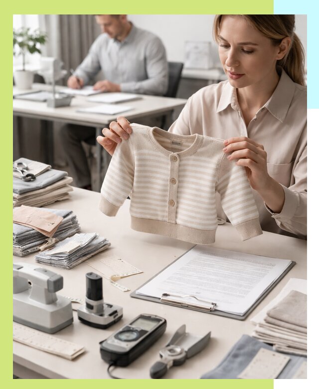 Сертификация детской одежды и текстильных изделий в Юрге