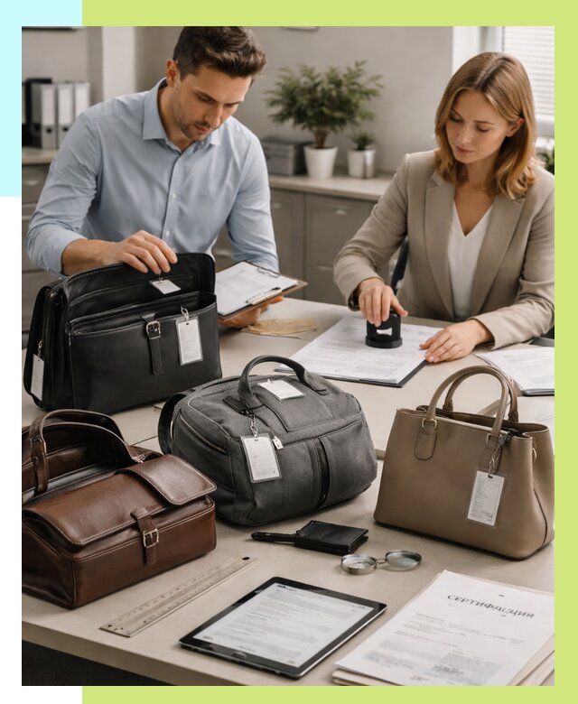 Сертификация сумок в Юрге от 8022 руб. | Алешин-Юрг