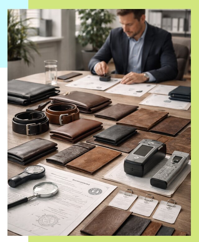 Сертификация кожаных изделий в Юрге от 12835 р. | Алешин-Юрг