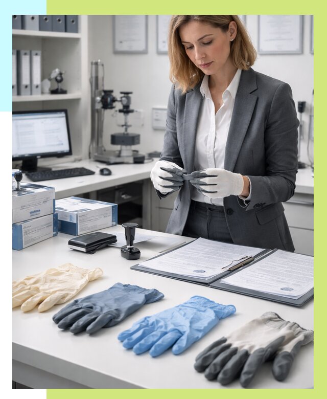 Сертификация перчаток в Юрге от 9092 р. | Алешин-Юрг