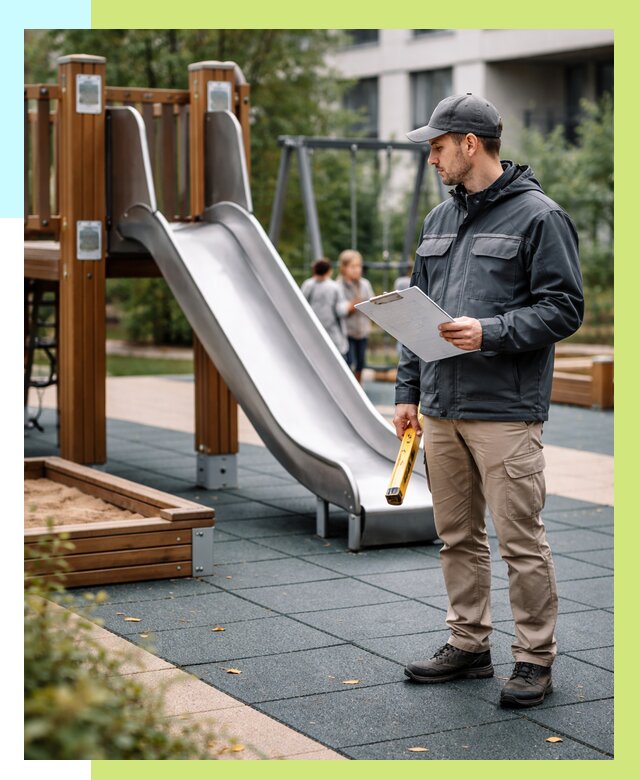 Сертификация детских площадок в Юрге от 26740 р. | Алешин-Юрг