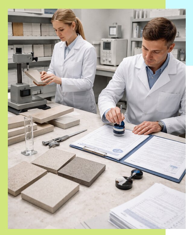 Сертификация плитки и керамики в Юрге с документами