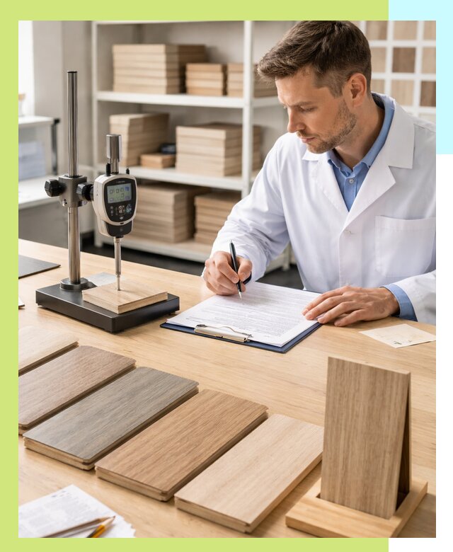 Сертификация ламината с испытаниями и оформлением документов в Юрге
