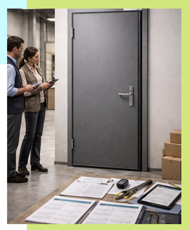 Сертификация противопожарных дверей в Юрге от 9626 р. | Алешин-Юрг