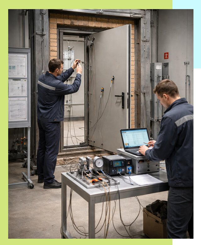 Сертификация противопожарных дверей в Юрге по ГОСТ и ТР