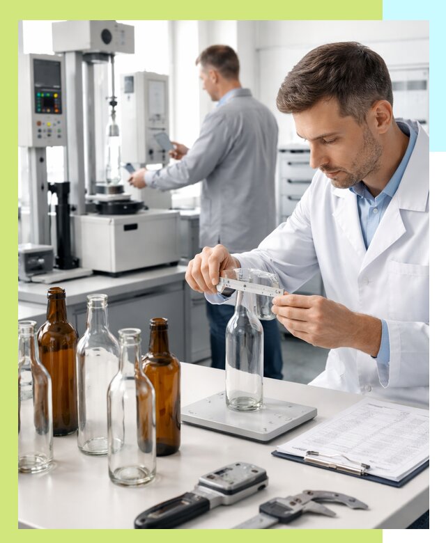 Сертификация стеклянных бутылок и сопутствующей упаковки в Юрге