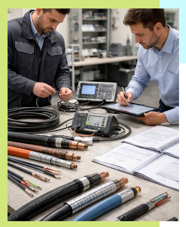 Сертификация кабеля и электропроводки в Юрге под ключ