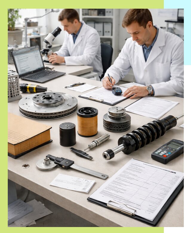 Сертификация автозапчастей и комплектующих в Юрге по ГОСТ