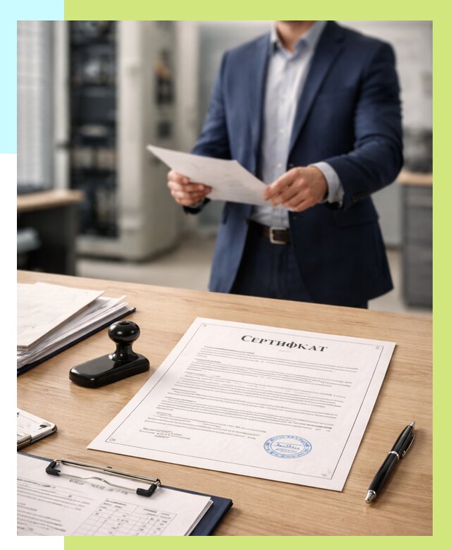 Сертификат на оборудование в Юрге от 16044 р. | Алешин-Юрг