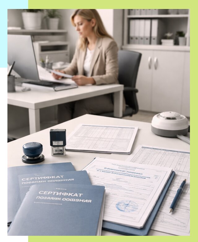 Сертификаты пожарной безопасности в Юрге от 16044 р. | Алешин-Юрг