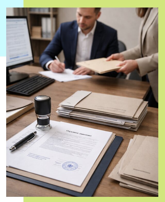 Отказное письмо для таможни в Юрге от 3209 р, Алешин-Юрг