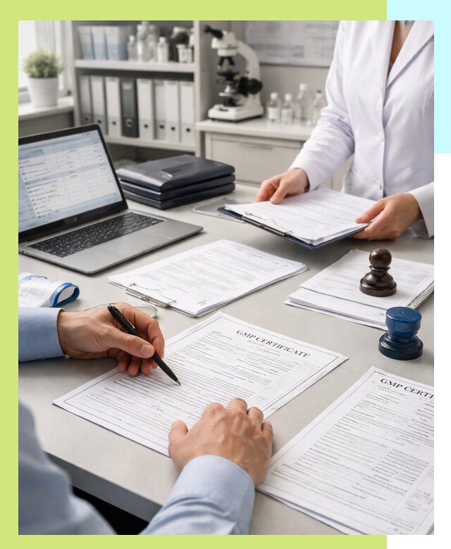 Оформление сертификата GMP в Юрге для фармпроизводства