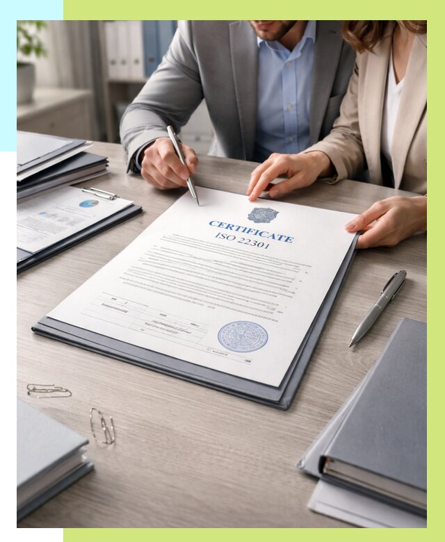 Сертификат ISO 22301 в Юрге от 48132 р. | Алешин-Юрг срочно