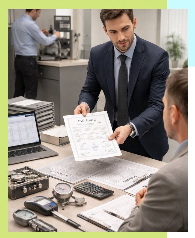 Выдача сертификата ISO 10012 по требованиям метрологии в Юрге